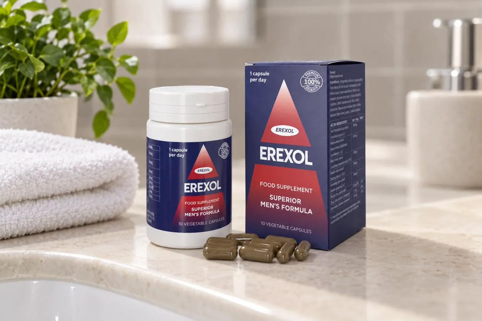 Erexol — le produit au quotidien