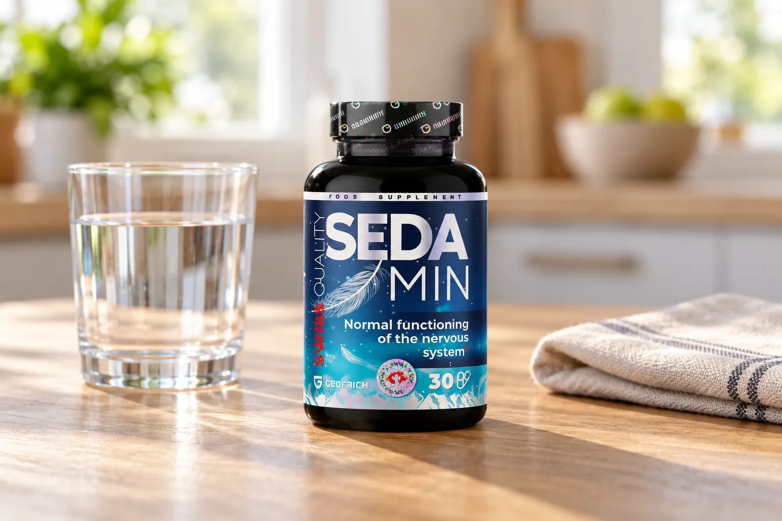 Sedamin — le produit au quotidien