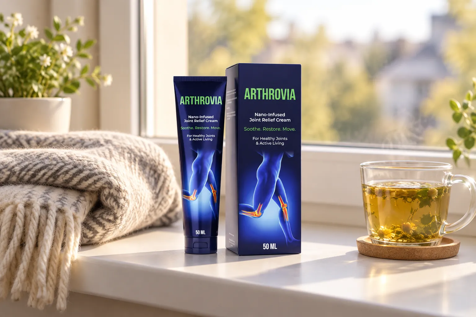 Arthrovia — le produit au quotidien