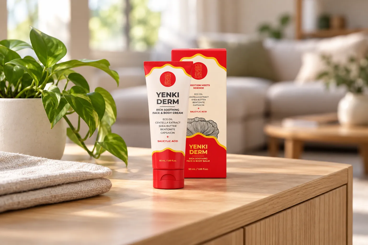 Yenki Derm — le produit au quotidien
